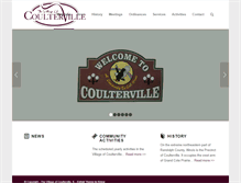 Tablet Screenshot of coulterville.org